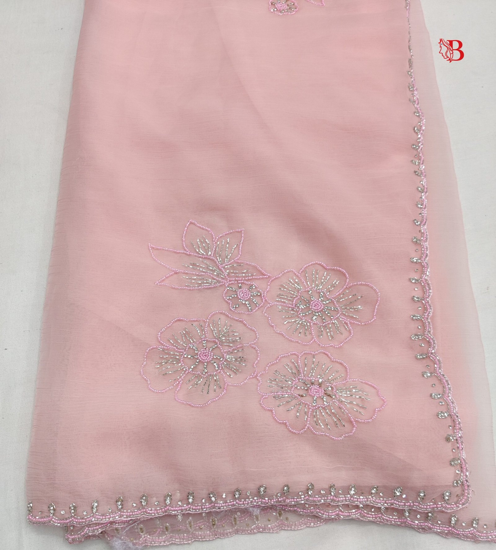 IMG_20260803_134044.jpg Handwork Chiffon Saree - Image 1