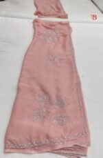 Handwork Chiffon Saree - Image 2
