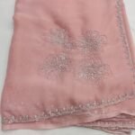 Handwork Chiffon Saree