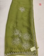 Handwork Chiffon Saree - Image 2
