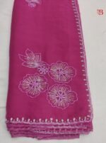 Handwork Chiffon Saree